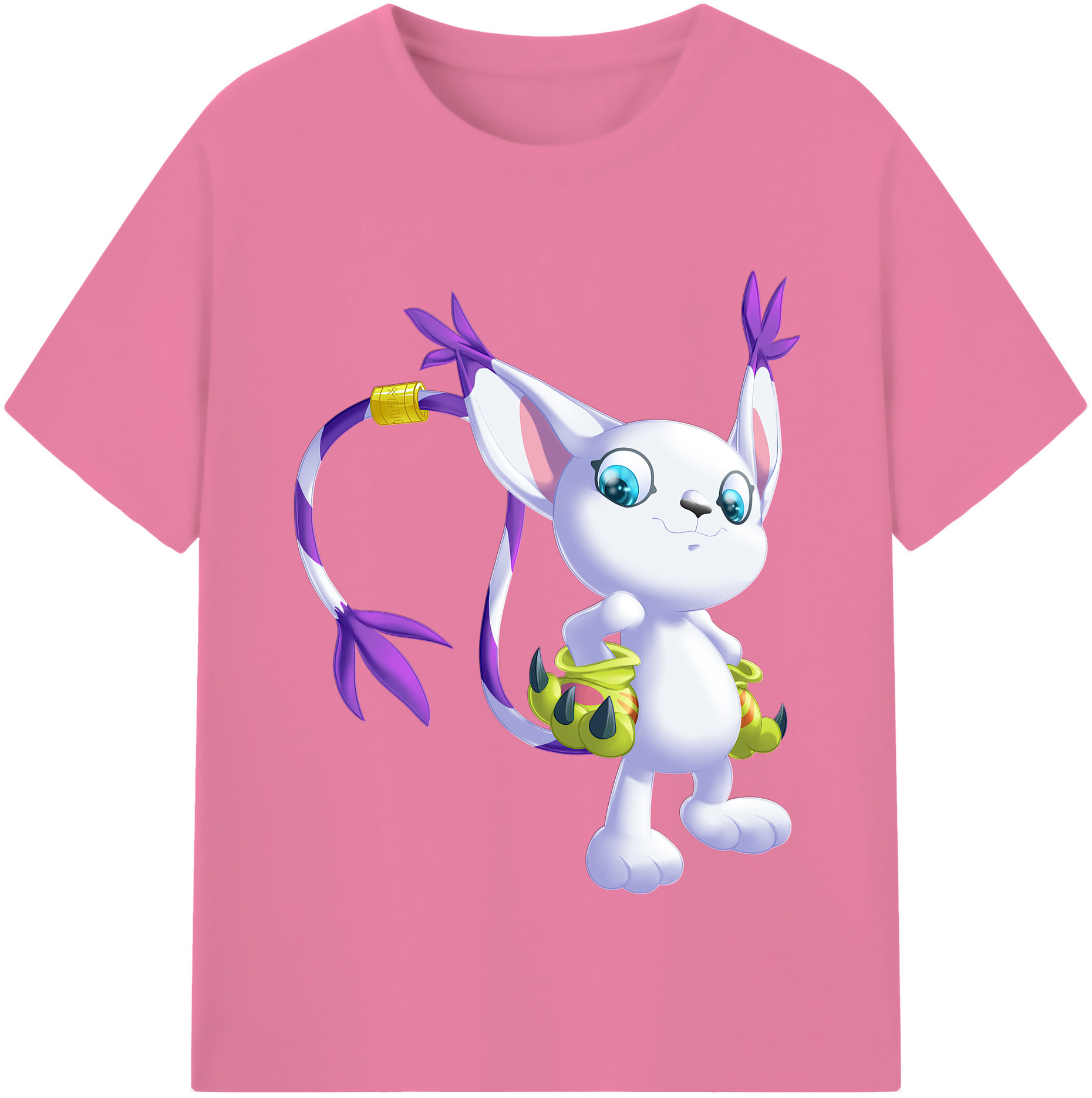 （画像用） Digimon デジタルモンスター/デジモン 綿100％半袖Tシャツ（フロントプリント）